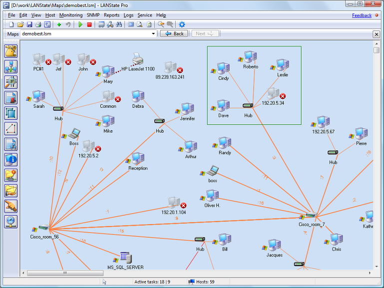 네트워크 맵 빌더 Network MAP Builder