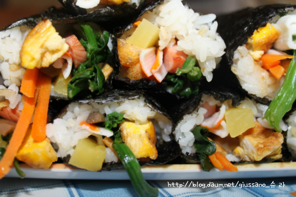 귀성길 김밥