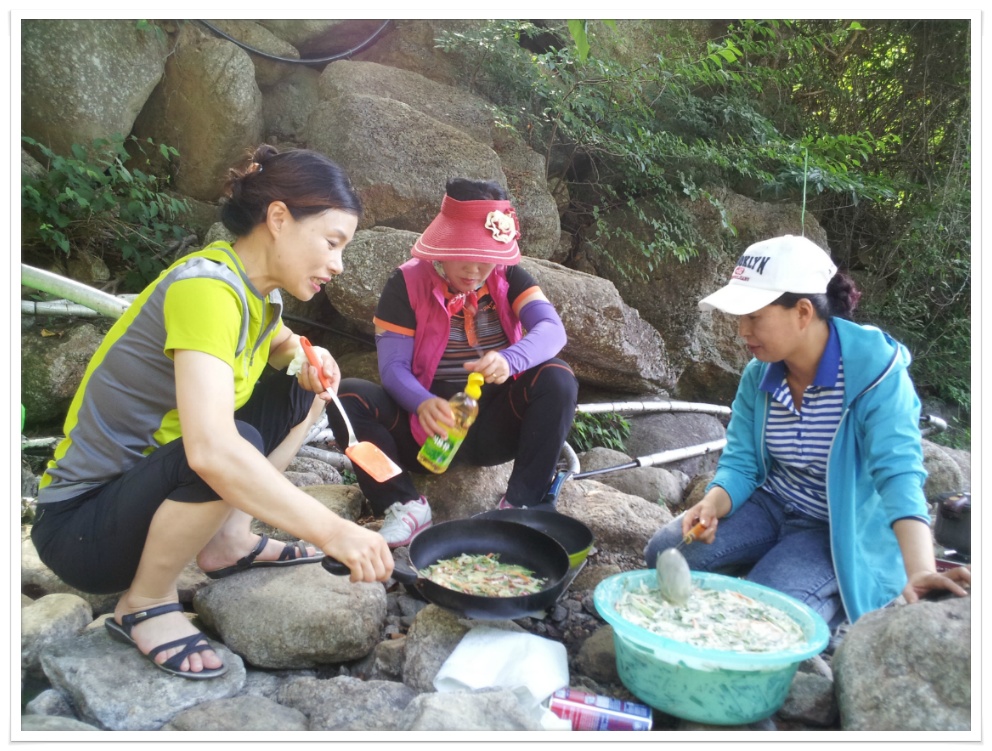 광양기업 백운산악회 8월 정기산행은 옥룡 진틀 계곡으로...