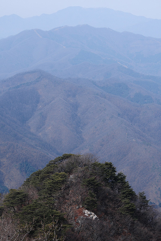 삼악산에서 보는 의암호