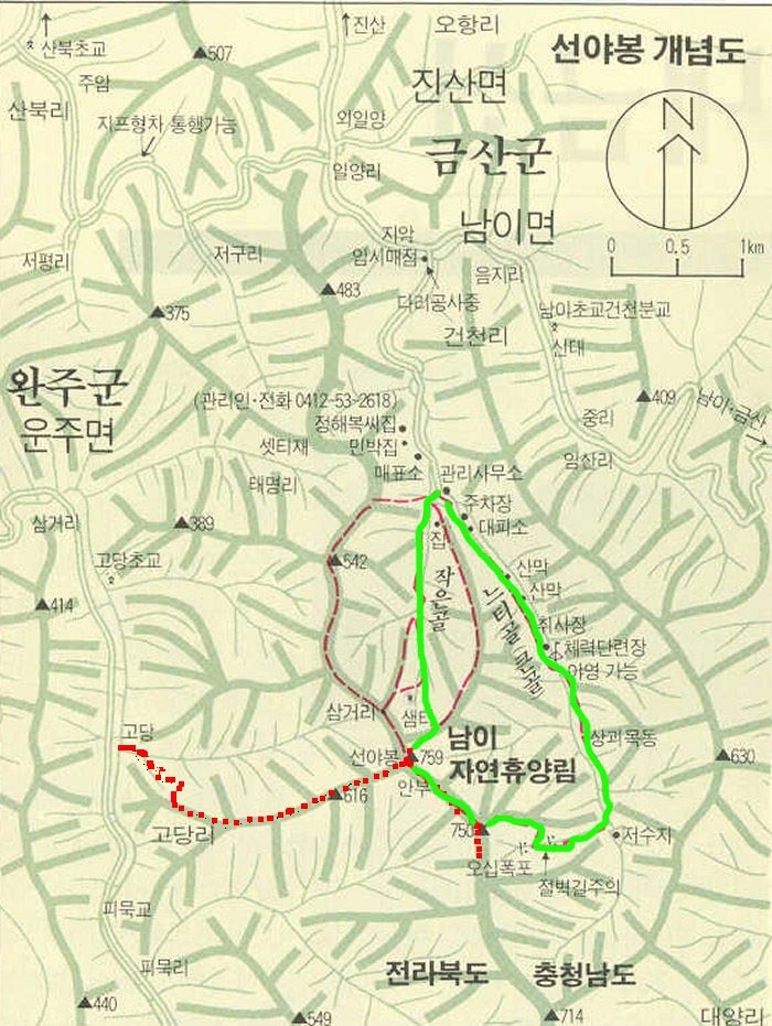 선야봉 이미지