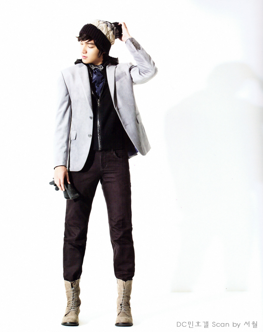 Lee Min Ho banh bao trong BST Trugen Winter 2009