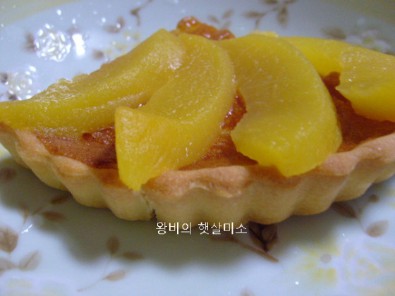 복숭아 레몬 타르트