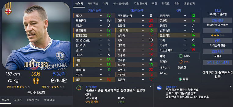 FM2017 공식로스터 포텐정리 | 인스티즈