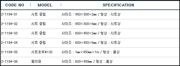 ⁠코르크시트,SHEET CORK