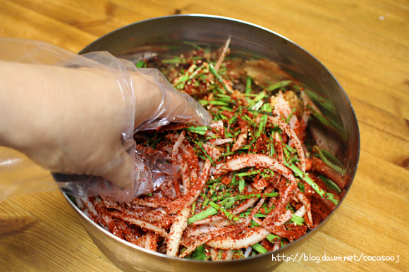 아삭 아삭 오이소박이... 여름철 소박한 식탁위의 맛깔 밥 반찬~