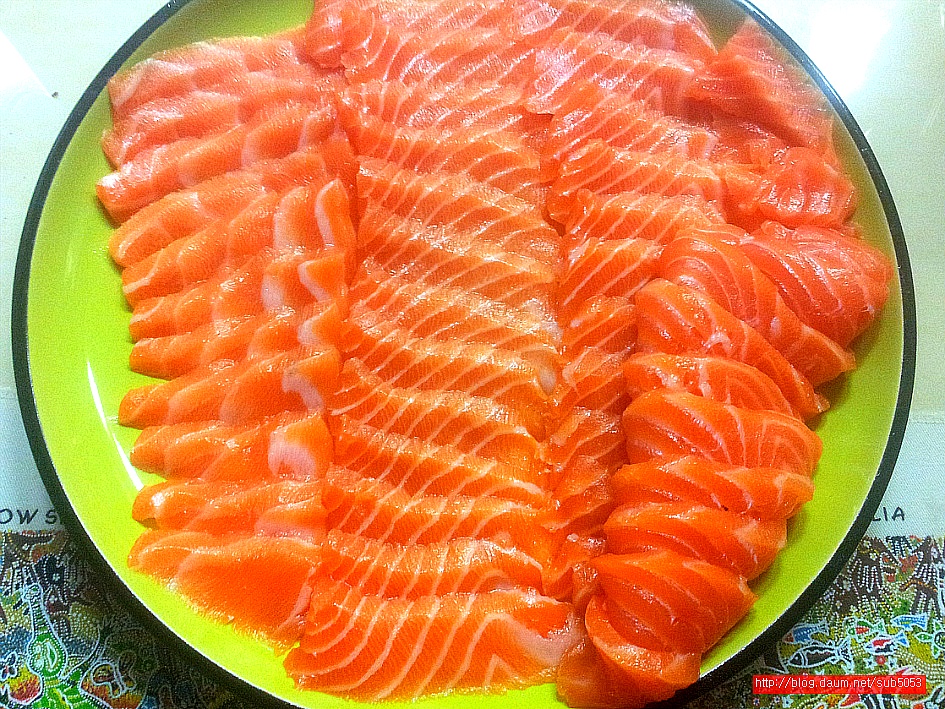 세 남자의 생일 파티...연어 스테이크와 초코렛 퐁듀 - 10만개의 레시피, 메뉴판키친 요리판