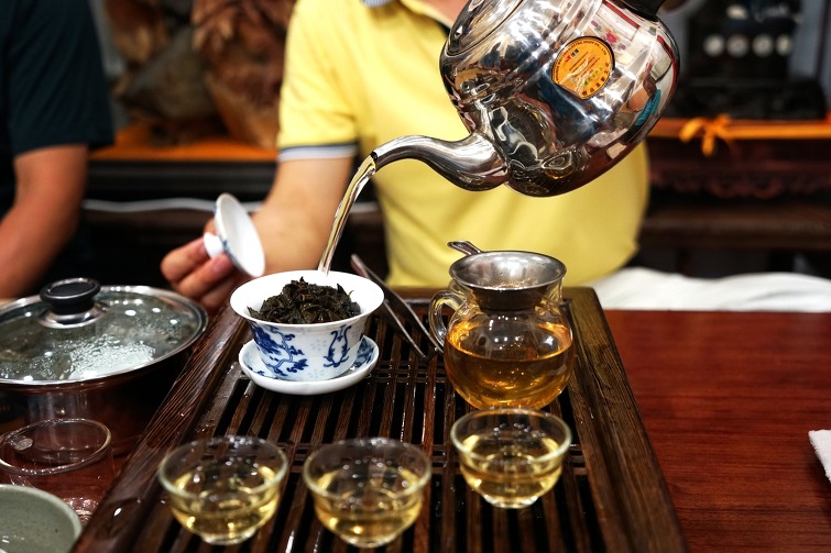 중국 구화가에서 마신 茶들