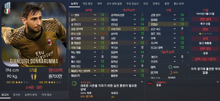 FM2017 공식로스터 포텐정리 | 인스티즈