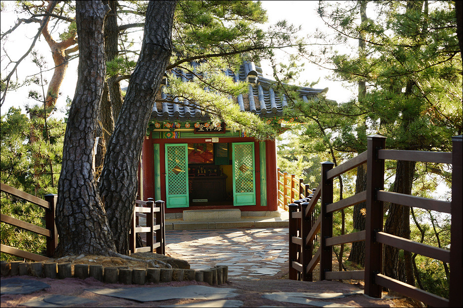 삼척 해신당공원 일출과 공원모습