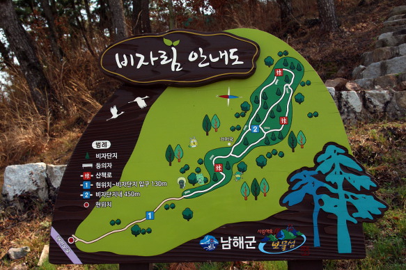 남해여행, 한번 들어오면 나가기 싫은 남해 비자림