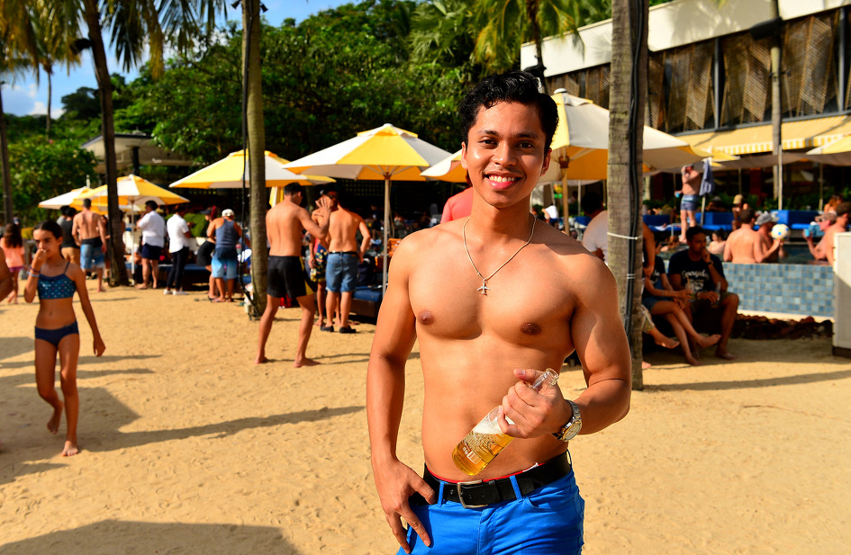 아시아 대륙의 최남단이라는 팔라완 비치 Palawan Beach~