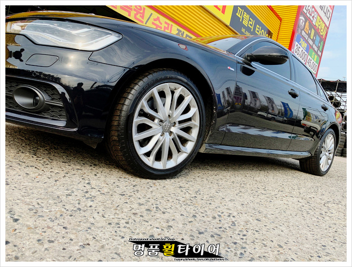 아우디 A6 3.0TDI - 굳이어 이글 F1 어시메트릭 255/40R19 임판 교체 후기 전주 광주 대전 타이어