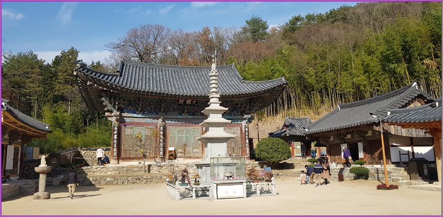 가버린 가을,장안사의 풍경