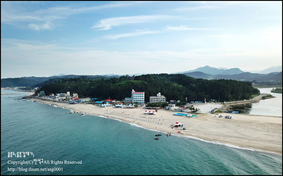 [울진]하늘에서 바라본 울진 청정바다 풍경