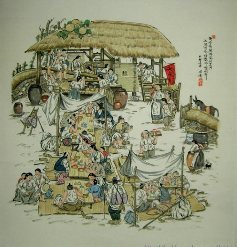 정겨운 민속화