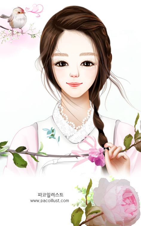 한복입은 여인