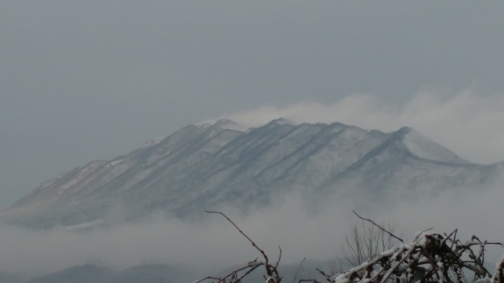 봄날에 설경을 보다.