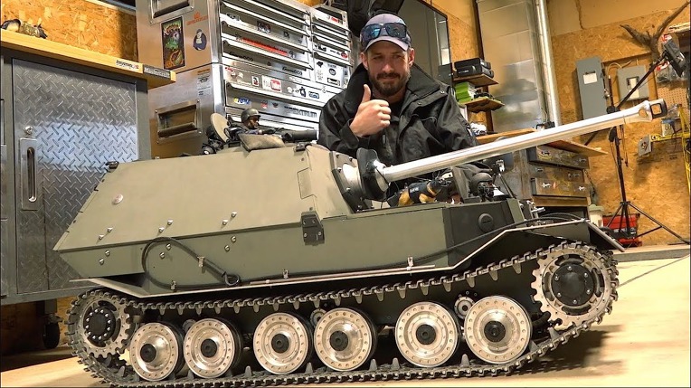 엘레판트 구축전차 1대6 스케일 금속제 모형 -  Elefant Tank destroyer 1 : 6 Scale Metal Tank Built 